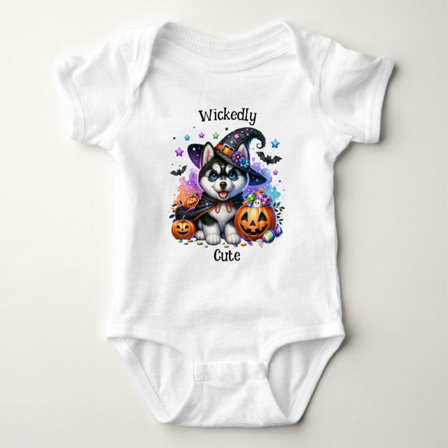 Body Para Bebé Adorable Cute Spooky Kids Halloween (Anverso)