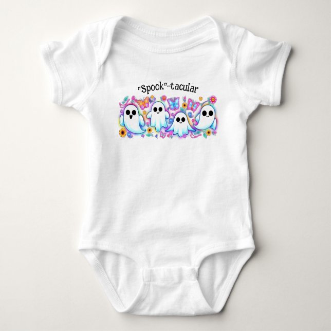 Body Para Bebé Adorable Cute Spooky Kids Halloween (Anverso)