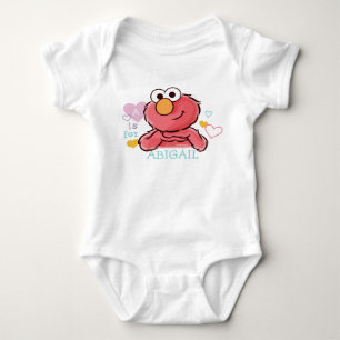 Body Para Bebé Adorable Elmo   Añadir su propio nombre
