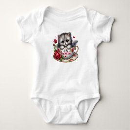 Body Para Bebé Adorable Fur Baby Valentines