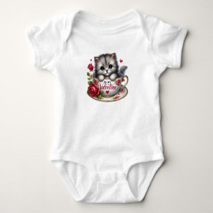 Body Para Bebé Adorable Fur Baby Valentines
