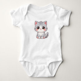 Body Para Bebé Adorable gatito de dibujos animados