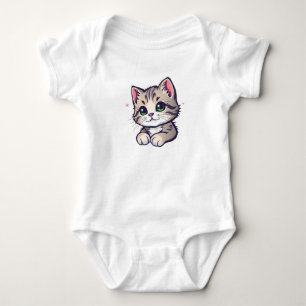 Body Para Bebé Adorable Gatito Jugador