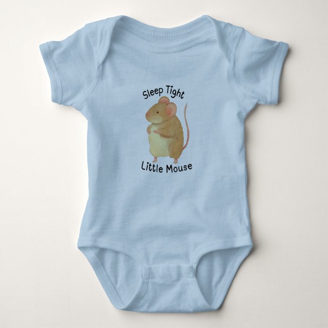 Body Para Bebé Adorable Hand-Painted Mouse Baby Bodysuit (Anverso)