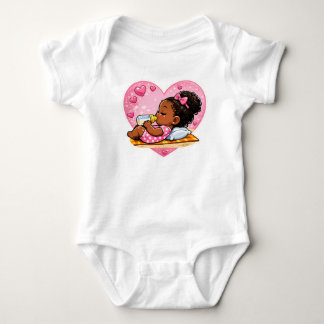 Body Para Bebé Adorable Heart Design Baby Outfit