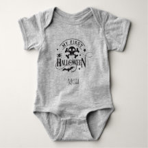 Adorable "Mi Primer Halloween" Monograma Nombre