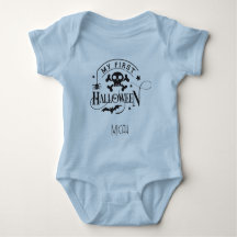Adorable "Mi Primer Halloween" Monograma Nombre