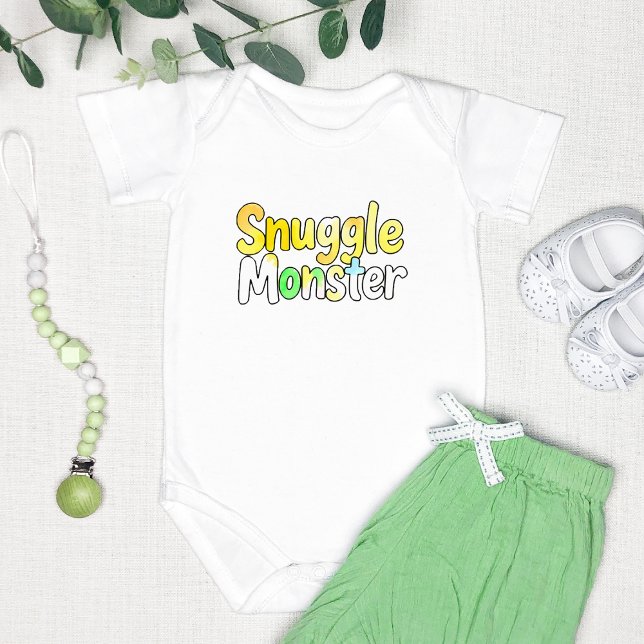 Body Para Bebé Adorable "Monstruo de la Muchedumbre" (Subido por el creador)
