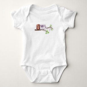 Body Para Bebé Adorable Owl Design Bodysuit para el bebé