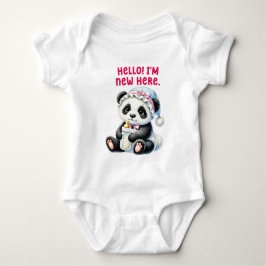 Body Para Bebé Adorable Panda Bodysuit