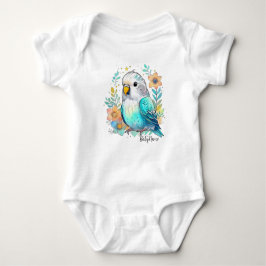 Body Para Bebé Adorable Personalizado Baby Budgie Bodysuit