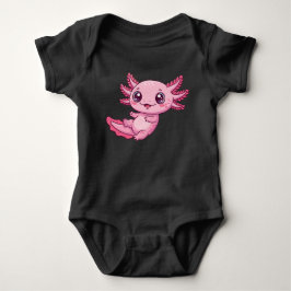 Body Para Bebé Adorable Pink Axolotl Baby Bodysuit