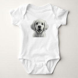 Body Para Bebé Adorable Pixar-Style Golden Retriever Puppy Kids 