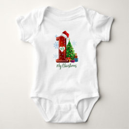 Body Para Bebé Adorable primera ropa de bebé de Navidad