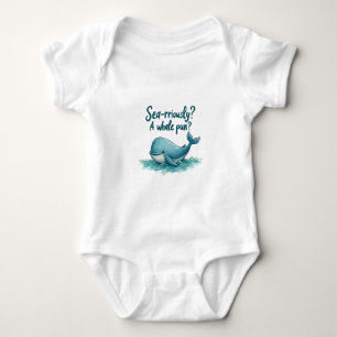 Body Para Bebé Adorable "¿Seriamente del mar? ¿Un juego de palabr