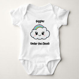 Body Para Bebé Adorable traje de cuerpo "Giggles Under the Clouds