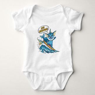 Body Para Bebé Adorable Vaporeon surfista - Evolución de Eevee Ti