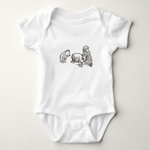 Body Para Bebé Adorable Winnie el boceto de Pooh
