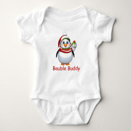 Body Para Bebé Adorables Navidades de Bauble Buddy Penguin