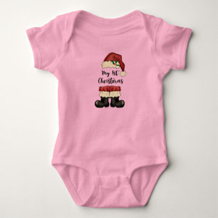 Body Para Bebé Adorables Navidades Mi primer bebé de Navidad