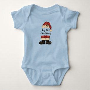 Body Para Bebé Adorables Navidades Mi primer bebé de Navidad Body