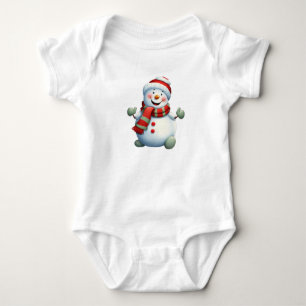 Body Para Bebé Adorables Navidades Snowman