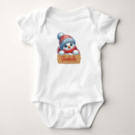 Body Para Bebé Adorables Navidades Snowman Baby Bodysuit
