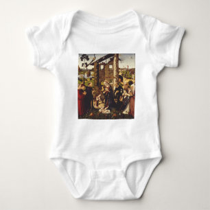 Body Para Bebé Adoración del niño con santos y donantes