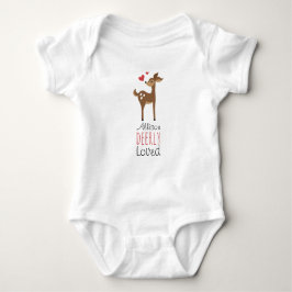 Body Para Bebé Adorada deferencia nombre personalizado deer diver