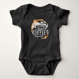 Body Para Bebé ADULTO REQUIERE CAFÉ - Camiseta AMANTE EL CAFÉ