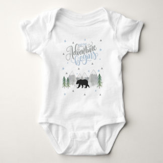 Body Para Bebé Adventure Bear Boy Bodysuit