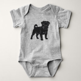 Body Para Bebé Affenpinscher