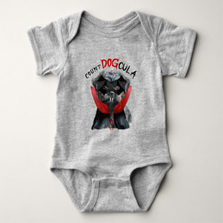 Body Para Bebé Affenpinscher Funny Halloween Vampiro Perro