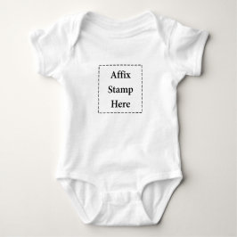 Body Para Bebé Affix Stamp Here Baby Bodysuit