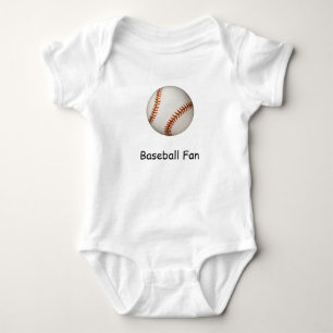 Body Para Bebé Aficionado del béisbol