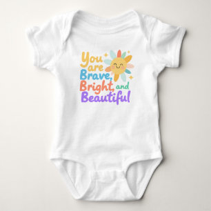 Body Para Bebé Afirmación Empoderadora para Niños Pequeños Felice