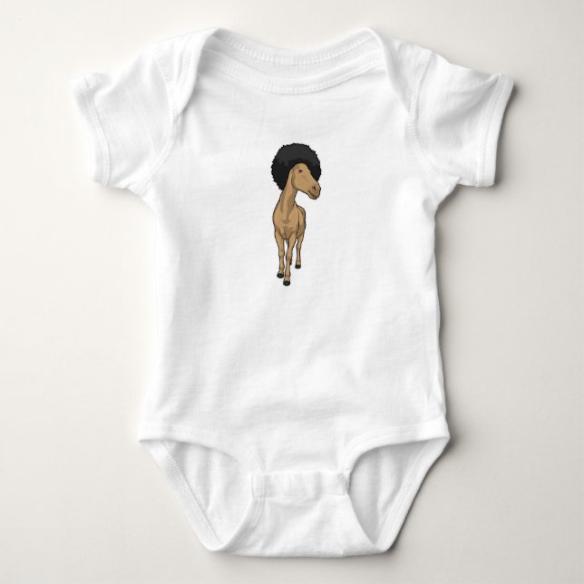 Body Para Bebé Afro de caballo (Anverso)