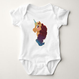 Body Para Bebé Afro Unicornio   Divino el Unicornio