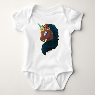 Body Para Bebé Afro Unicornio   Magico