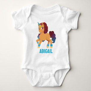 Body Para Bebé Afro Unicornio   Pranza Divina
