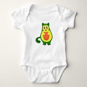 Body Para Bebé Aguacate de gato