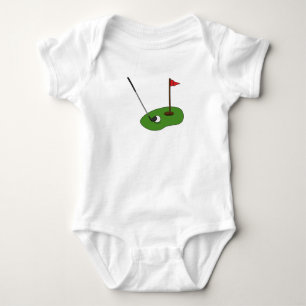 Body Para Bebé Agujero del campo de golf con bandera