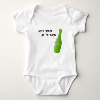 Body Para Bebé ¡Ahorre el agua, bebida Soju!