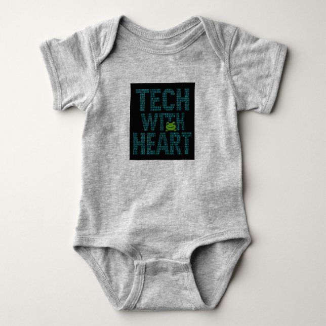Body Para Bebé AI: Tecnología con corazón Rana  (Anverso)