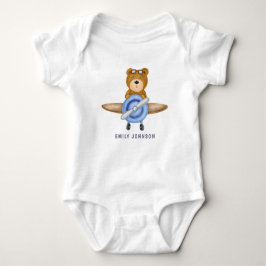 Body Para Bebé Airplane Teddy Bear