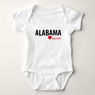 Body Para Bebé Alabama mi amor