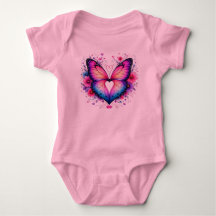 Alas de Mariposa Corazón Camiseta para Niño Pequeñ