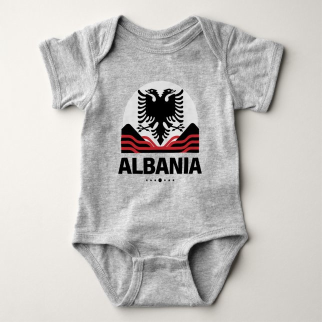 Body Para Bebé Albania Unión Europea (Anverso)