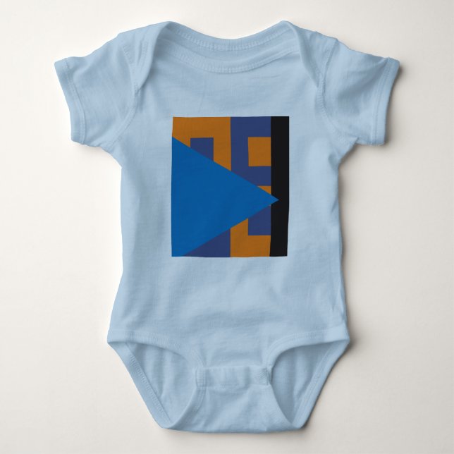 Body Para Bebé Albers y Malevich (Anverso)