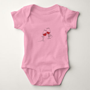 Body Para Bebé Alegría por los vinos rojos